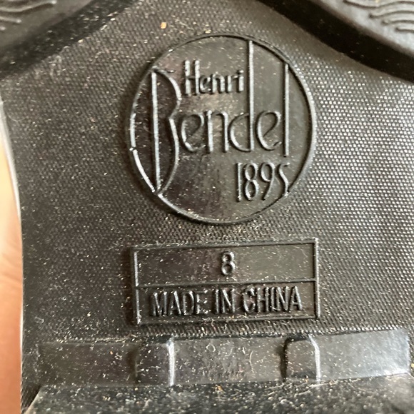 Henri Bendel Rain Boots. Size 8. Rubber. - Picture 5 of 5